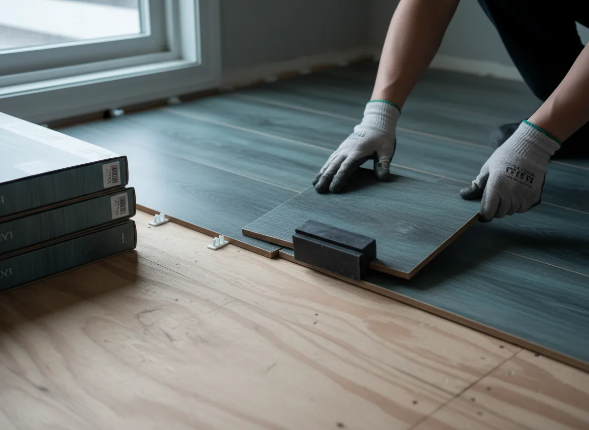 Luxury Vinyl Plank Installation company in Fingal, ND